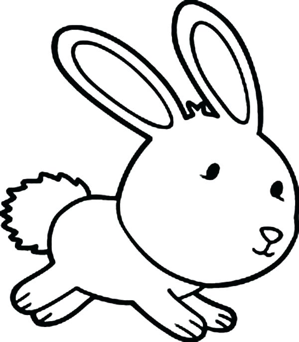 600x686 Cute Bunny Coloring Pages Coloring Page Bunny For Printable