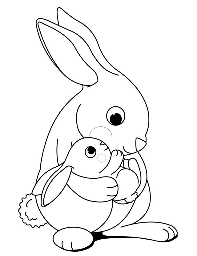 640x828 Bunny Coloring Pages Free Bunny Coloring Pages To Print Vitlt