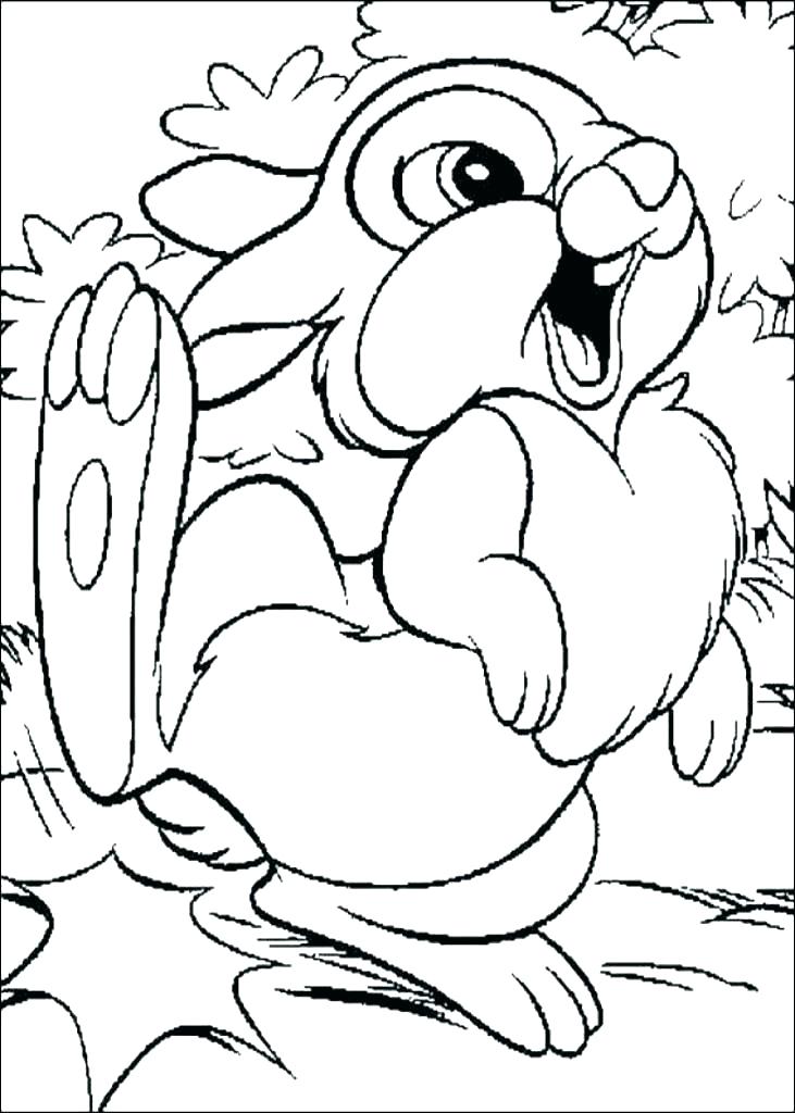 Rabbit Printable Coloring Pages