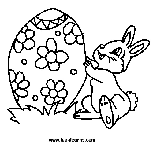 500x484 Bunny Coloring Pages To Print Printable