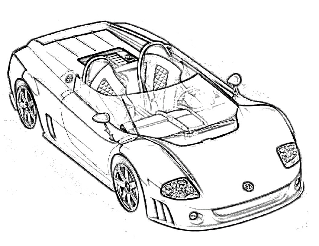 1056x816 Tremendous Race Cars Coloring Pages Printable