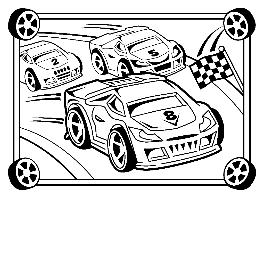 1024x1024 New Drag Car Coloring Pages Race Car Coloring Pages Sheets Line