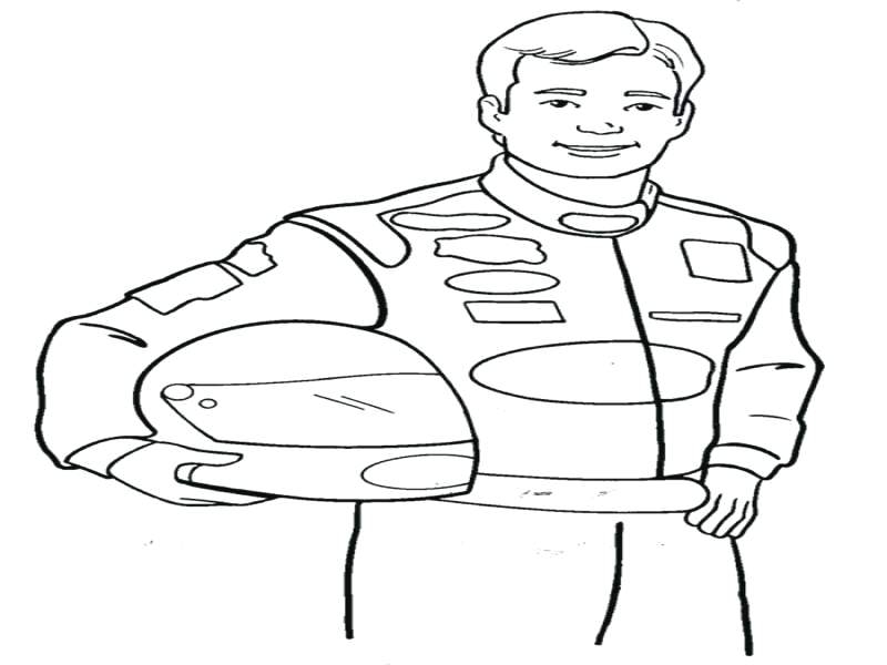 800x600 Nascar Coloring Pages Nascar Coloring Page Race Car Driver