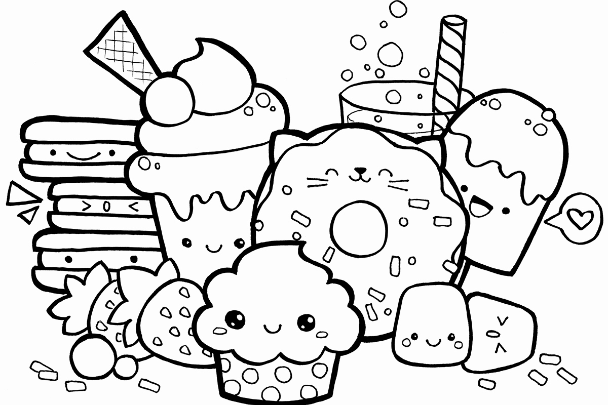 1200x800 Kawaii Doodle Rachel Doodling Art Coloring Pages Artistic Free