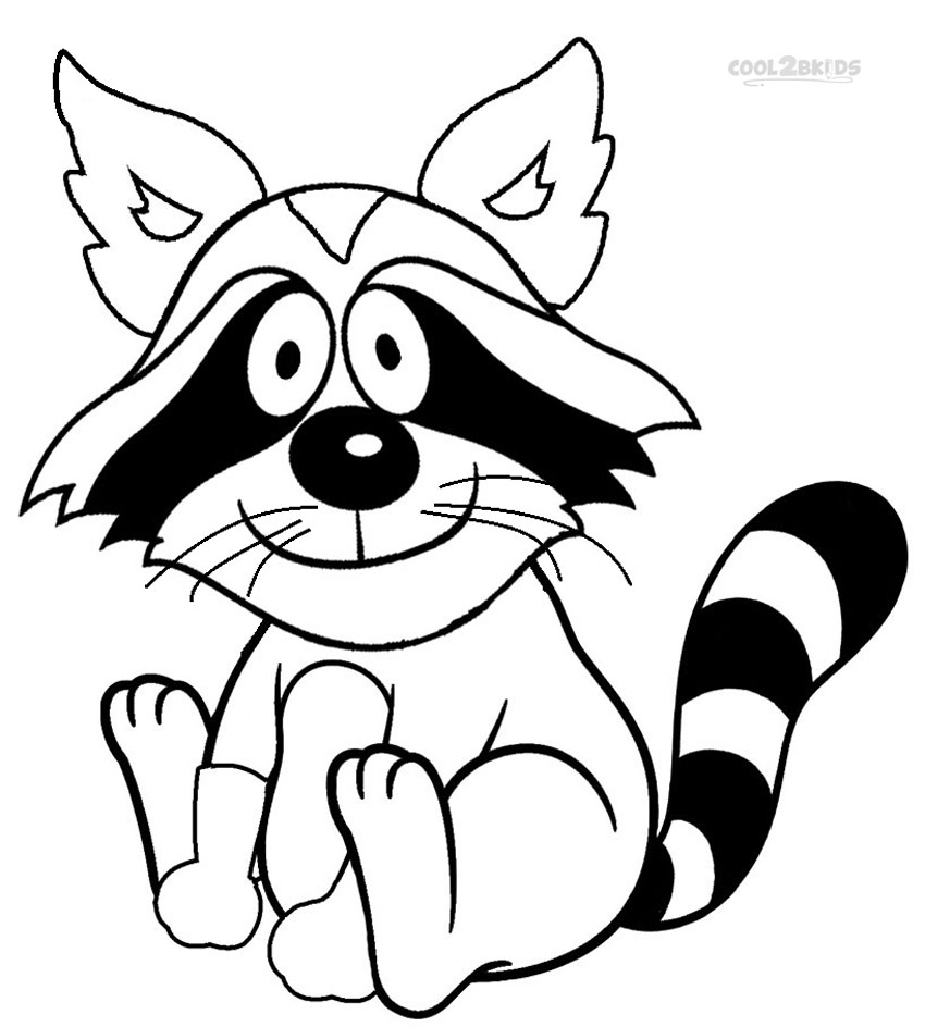 850x944 Printable Raccoon Coloring Pages For Kids Cool2bkids Racoon