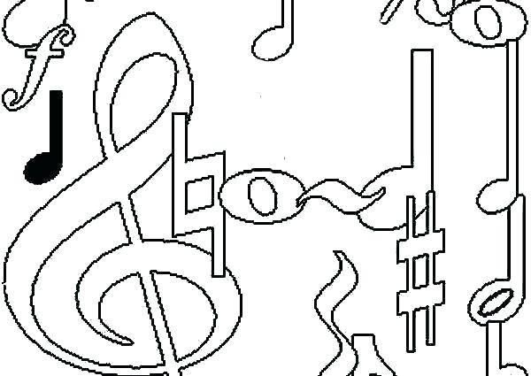600x425 Music Note Coloring Page Awesome Free Printable Music Notes