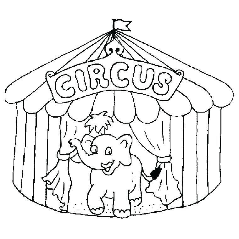 760x760 Classic Circus Coloring Pages Colouring In Pretty Circus Coloring