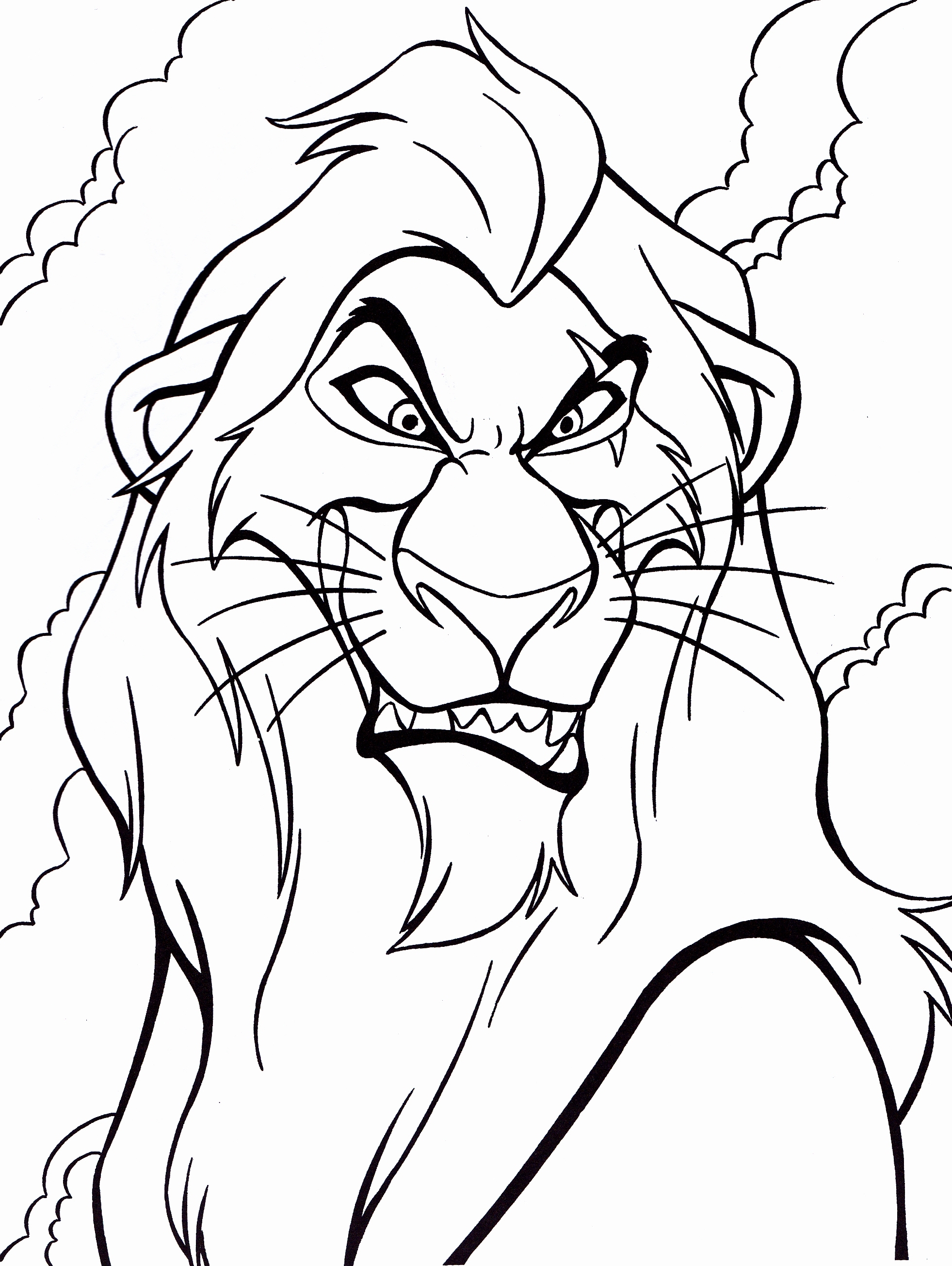 1963x2610 Lion King Coloring Pages Rafiki Download Coloring For Kids 2018