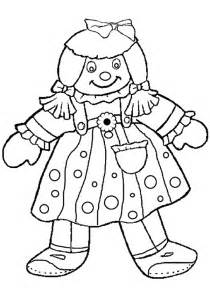 210x297 Doll Coloring Picture
