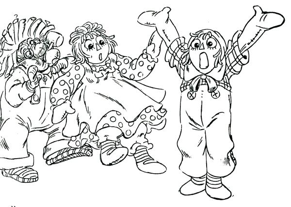 Raggedy Ann Coloring Pages