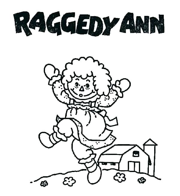 600x654 Raggedy Ann Coloring Pages Medium Size Of Raggedy And Coloring