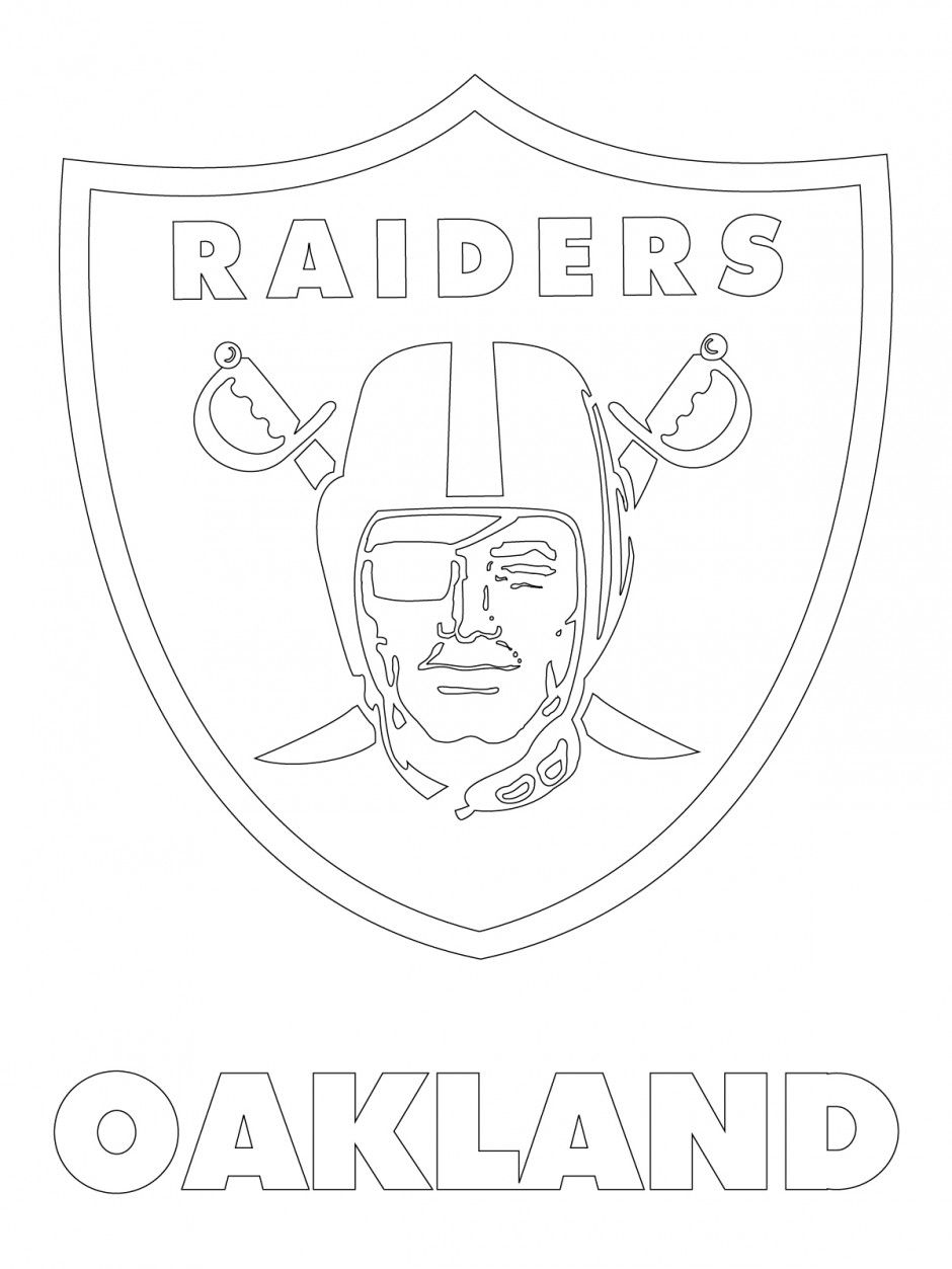940x1253 Oakland Raiders Logo Oakland Raiders Logo Coloring Page Viewing