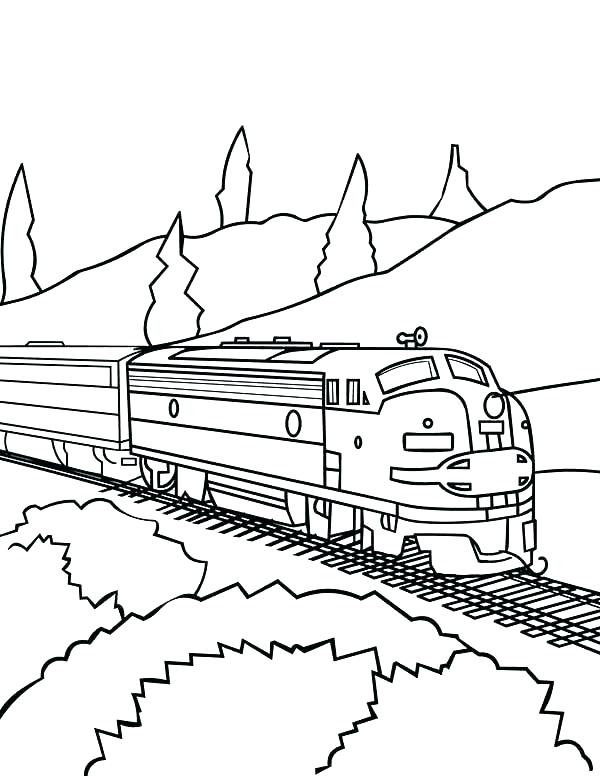 600x776 Freight Train Coloring Pages Freight Train Coloring Pages Freight