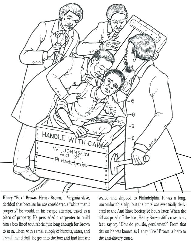 629x799 Harriet Tubman Coloring Sheet Coloring Page Of As Well As