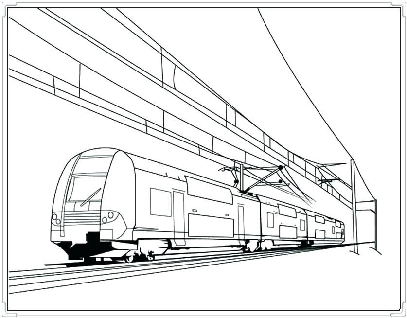 837x654 Railroad Crossing Coloring Page Train Coloring Pages Train Engine