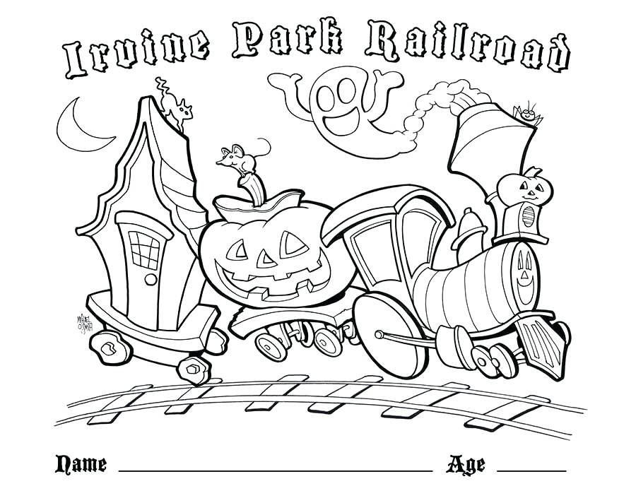 900x695 Coloring Page Park Railroad Park Railroad A Train Rides A Party