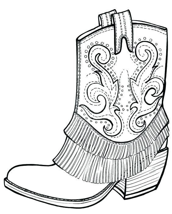 564x702 Boot Coloring Page Boot Coloring Page Pin Boots Coloring Page 7
