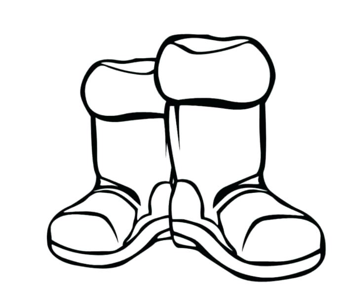 699x610 Boot Coloring Page Cowboy Boots Coloring Pages Boots Coloring Page