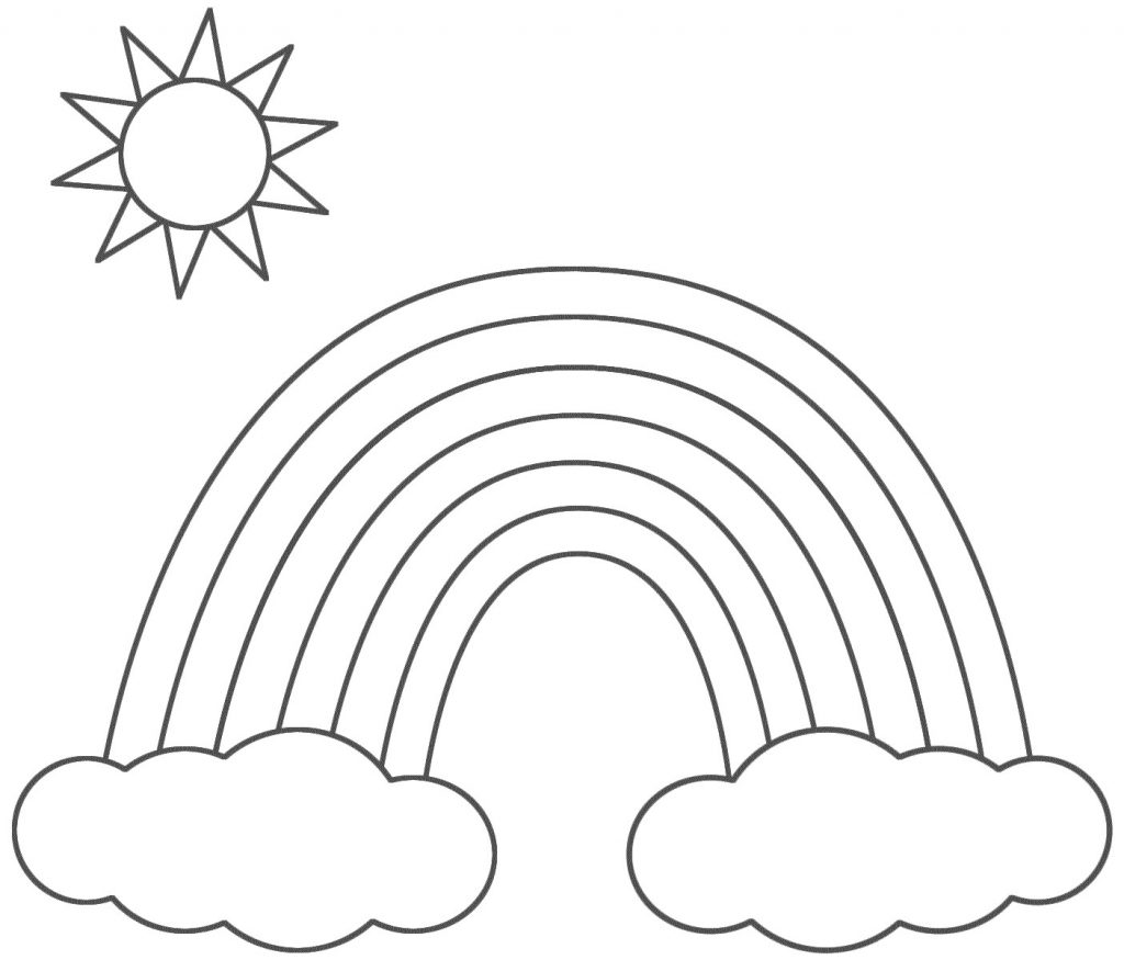 1024x875 Printable Cloud Coloring Pages Me Rain Free Kids Types Page Stock