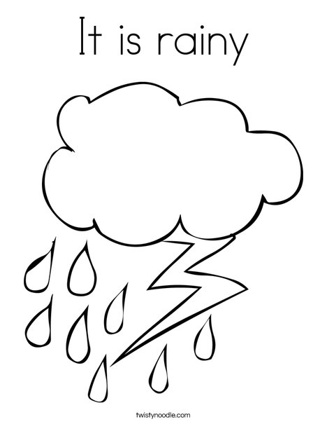 468x605 Rain Cloud Coloring Pages