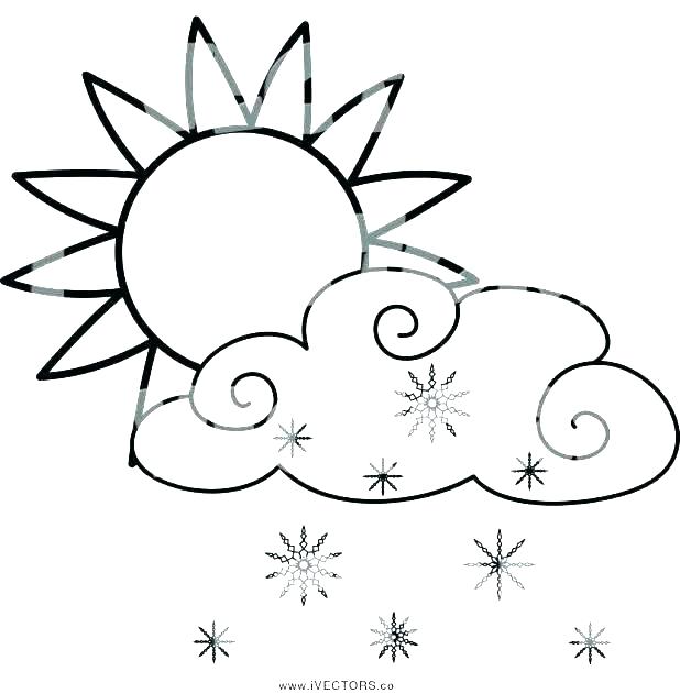 618x630 Cloud Coloring Page Cloud Coloring Page Cloud Coloring Sheet