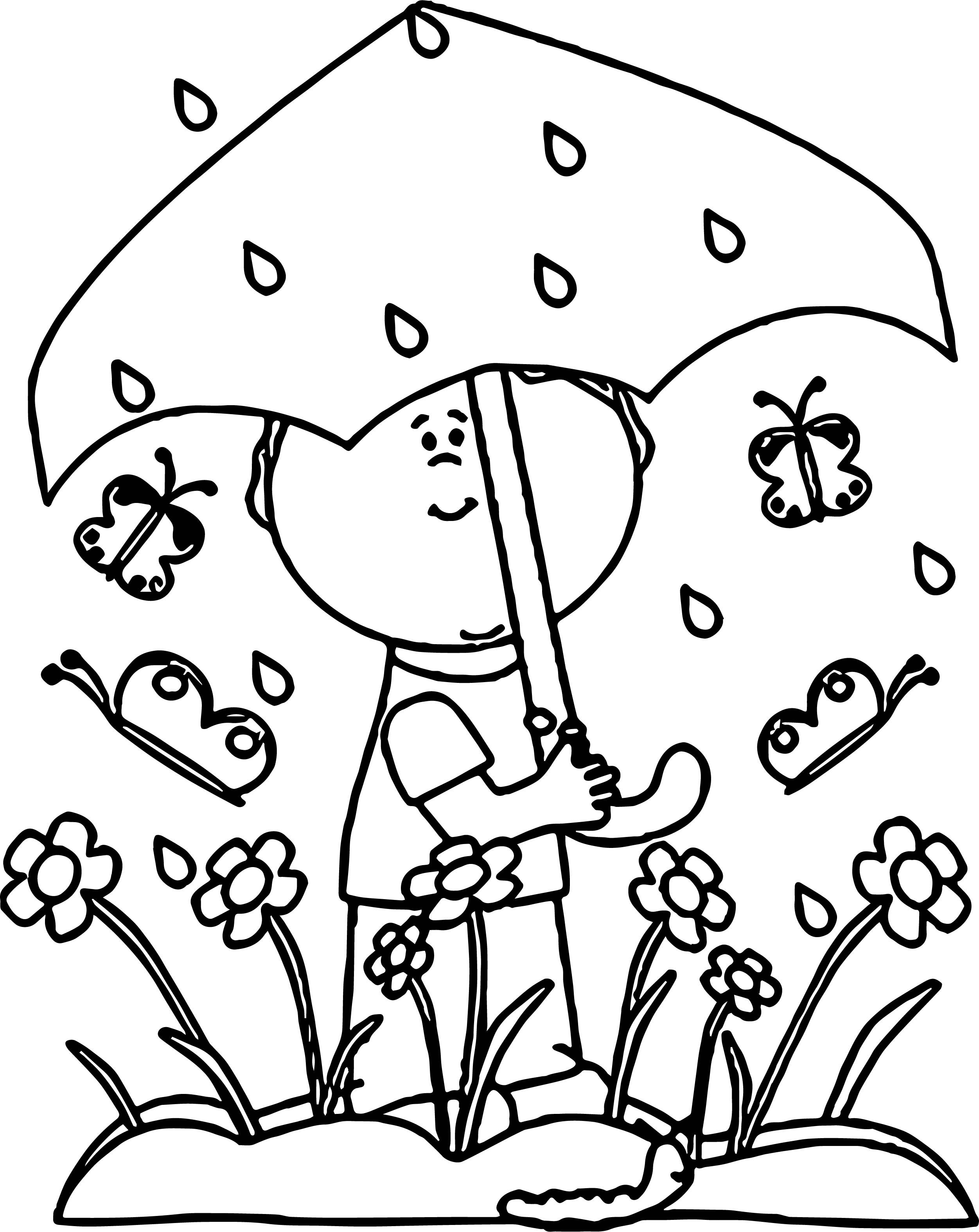 2503x3150 Rain Coloring Page Luxury Pages Umbrella Copy Spring Within