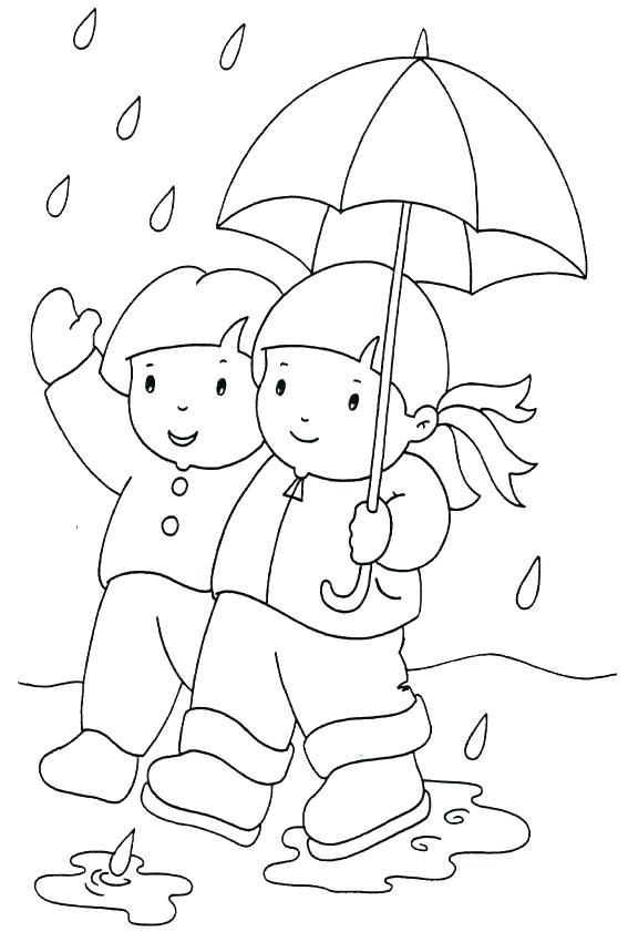 567x850 Rain Coloring Page Rain Coloring Page Autumn Coloring Pages