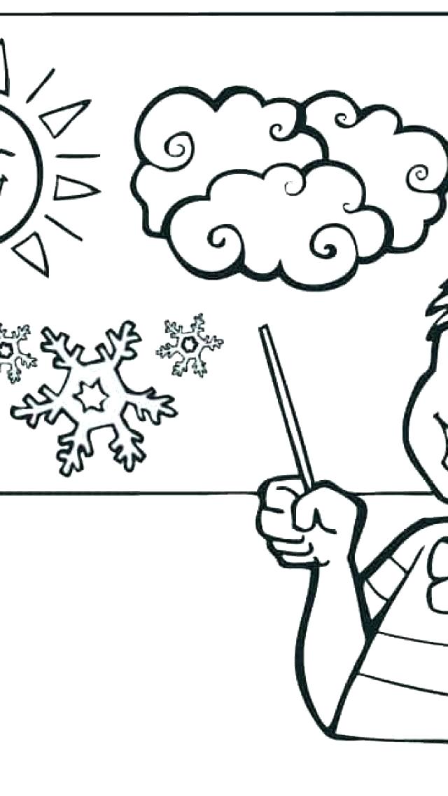 640x1136 Coloring Pages Weather Rain Coloring Page Weather Coloring Page