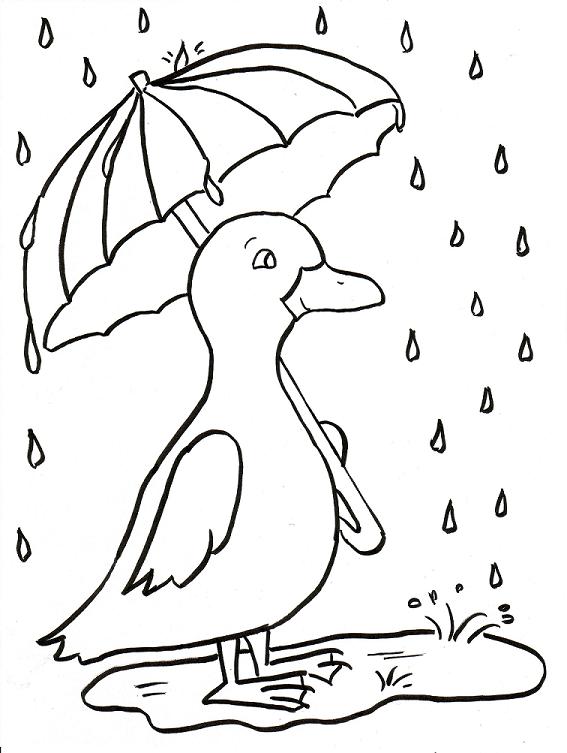 567x753 Rainy Day Coloring Pages Coloring Page For Kids Kids Coloring