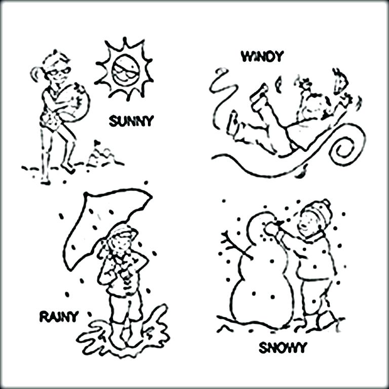 768x768 Weather Coloring Sheets Weather Color Pages Weather Coloring Pages
