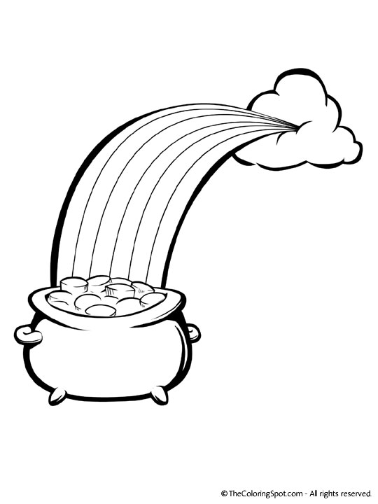 540x720 Printable Pot Of Gold St. Patty Craft, Sunday