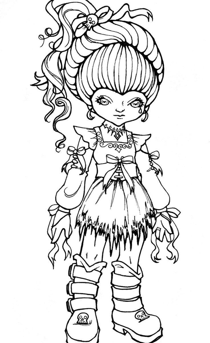 736x1200 Rainbow Brite Coloring Pages