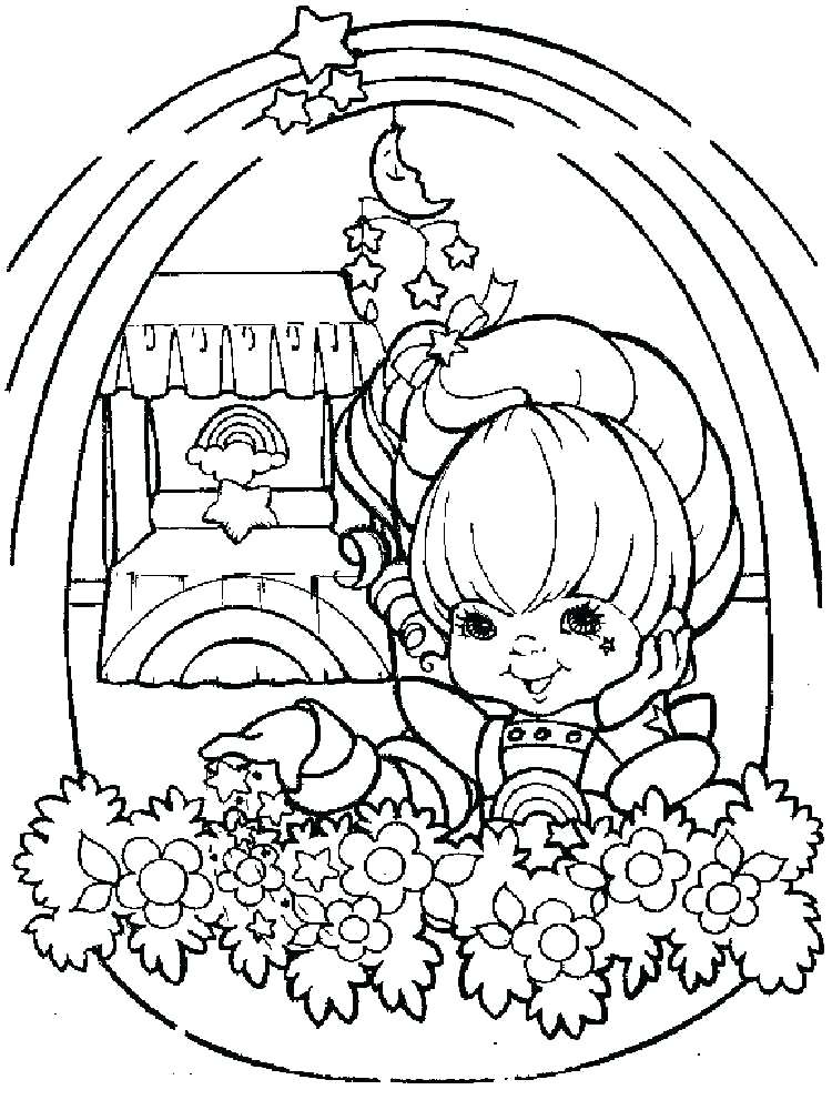 750x1000 Rainbow Brite Coloring Pages Free Printable 1