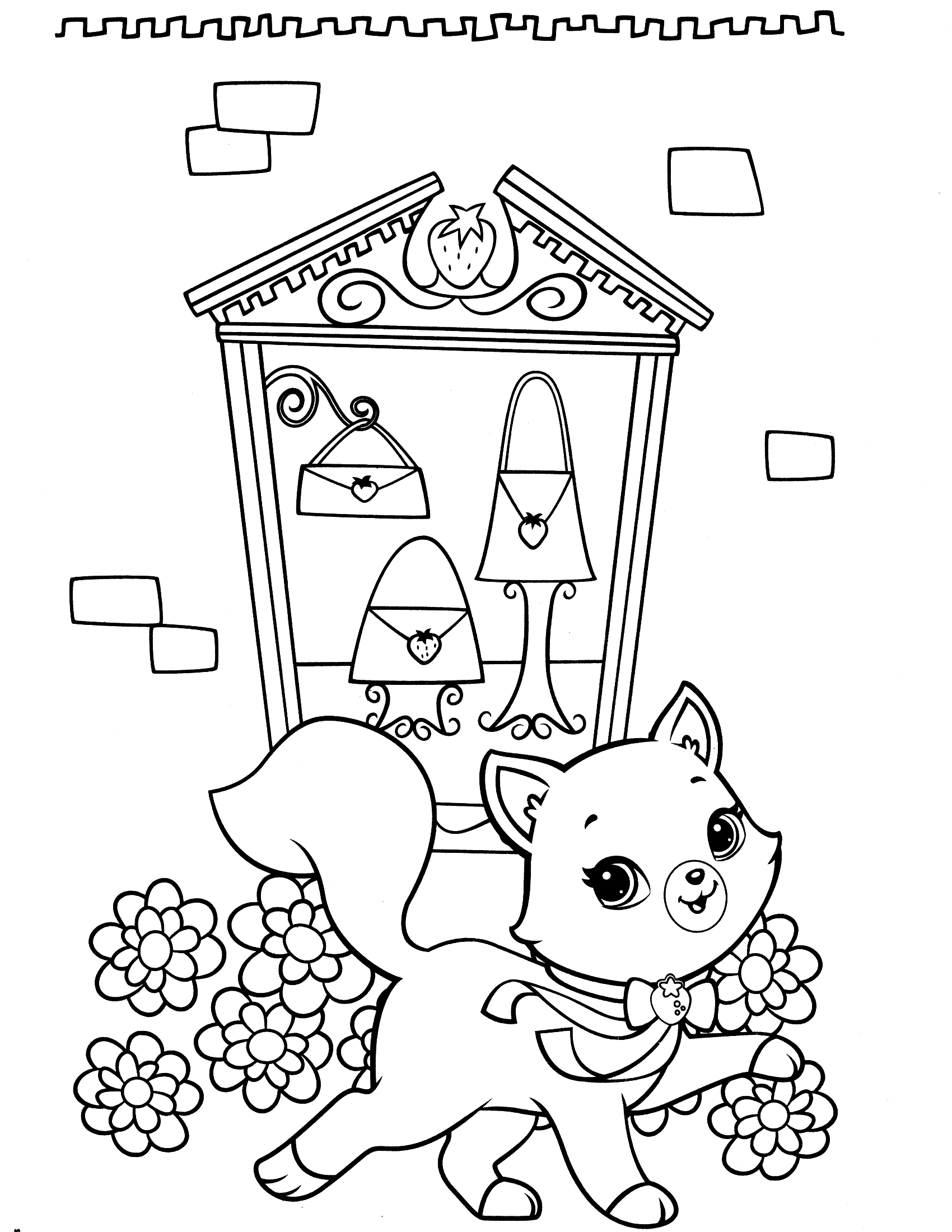1700x2200 Rainbow Bright Coloring Pages