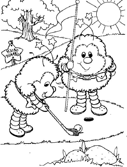 Rainbow Brite Coloring Pages