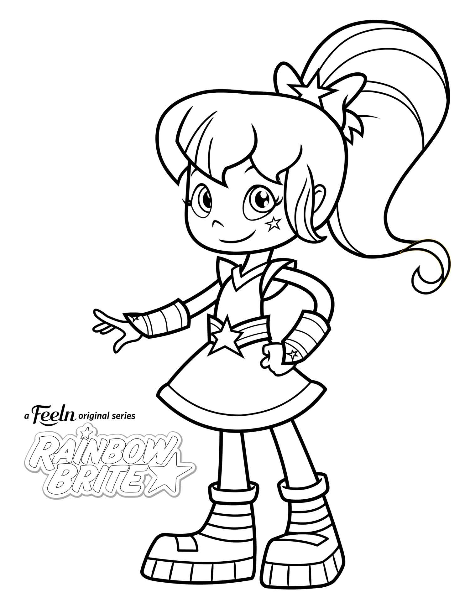 1500x1941 Rainbow Brite Coloring Page