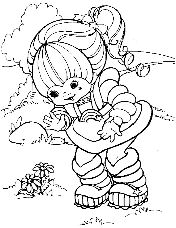 612x792 Rainbow Brite Coloring Pages To Download And Print For Free