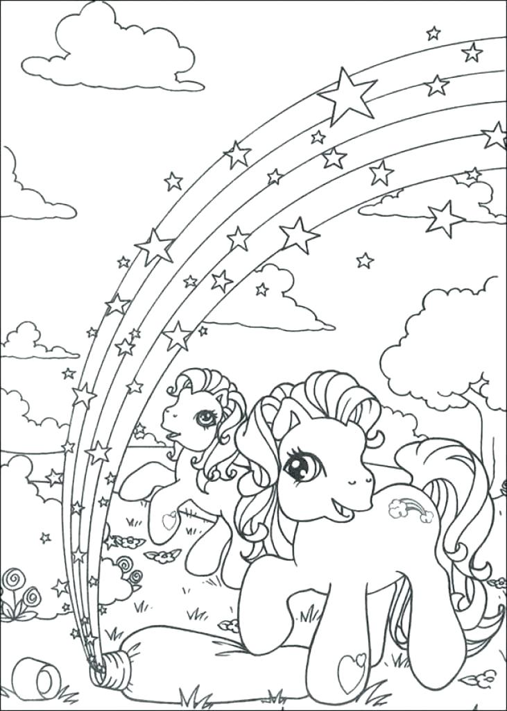731x1024 Rainbow Coloring Page Printable Rainbow Coloring Page Template