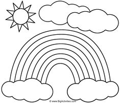 235x201 Free Printable Rainbow Coloring Pages Color Sheets, Worksheets