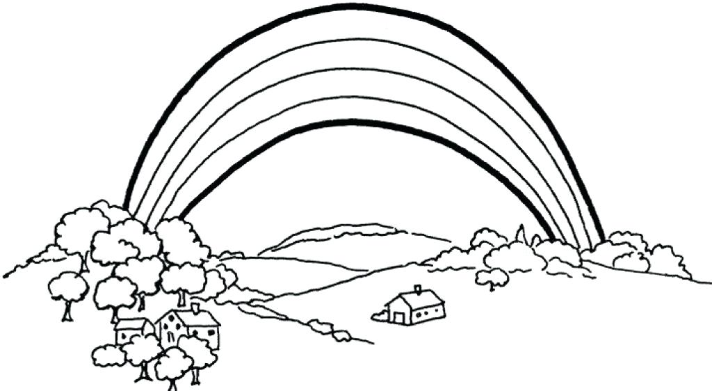 1024x562 Rainbow Coloring Pageswith Color Words