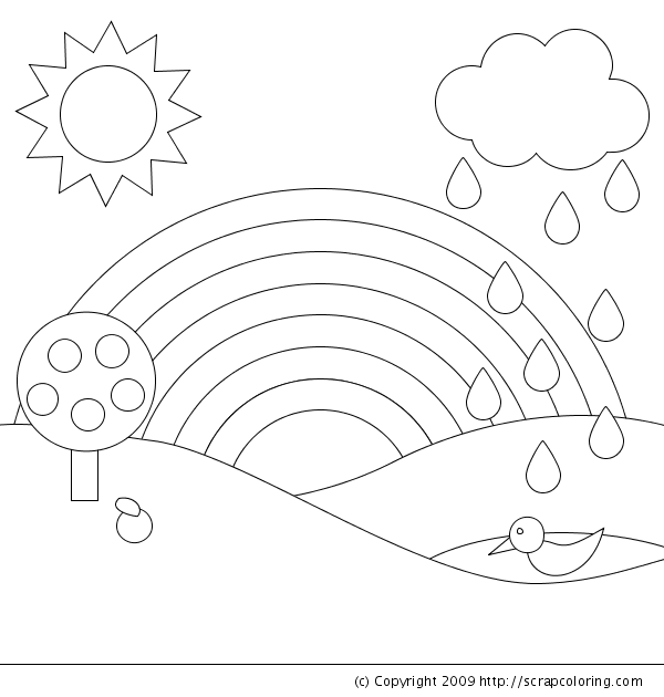600x630 R Is For Rainbow! [Coloring Page] Askartelu, Syksy,