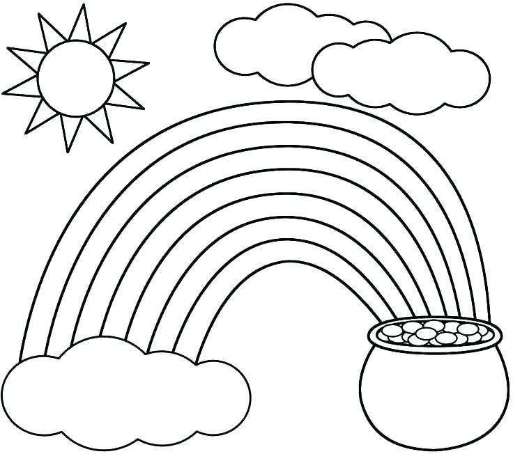 736x652 Rainbow Coloring Pages Free Printable 9