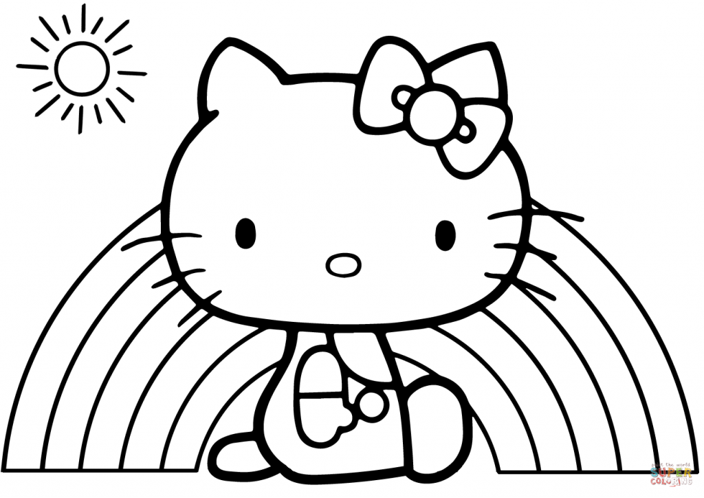 1024x724 Coloring Sheets Rainbow Coloring Sheets 4 13723