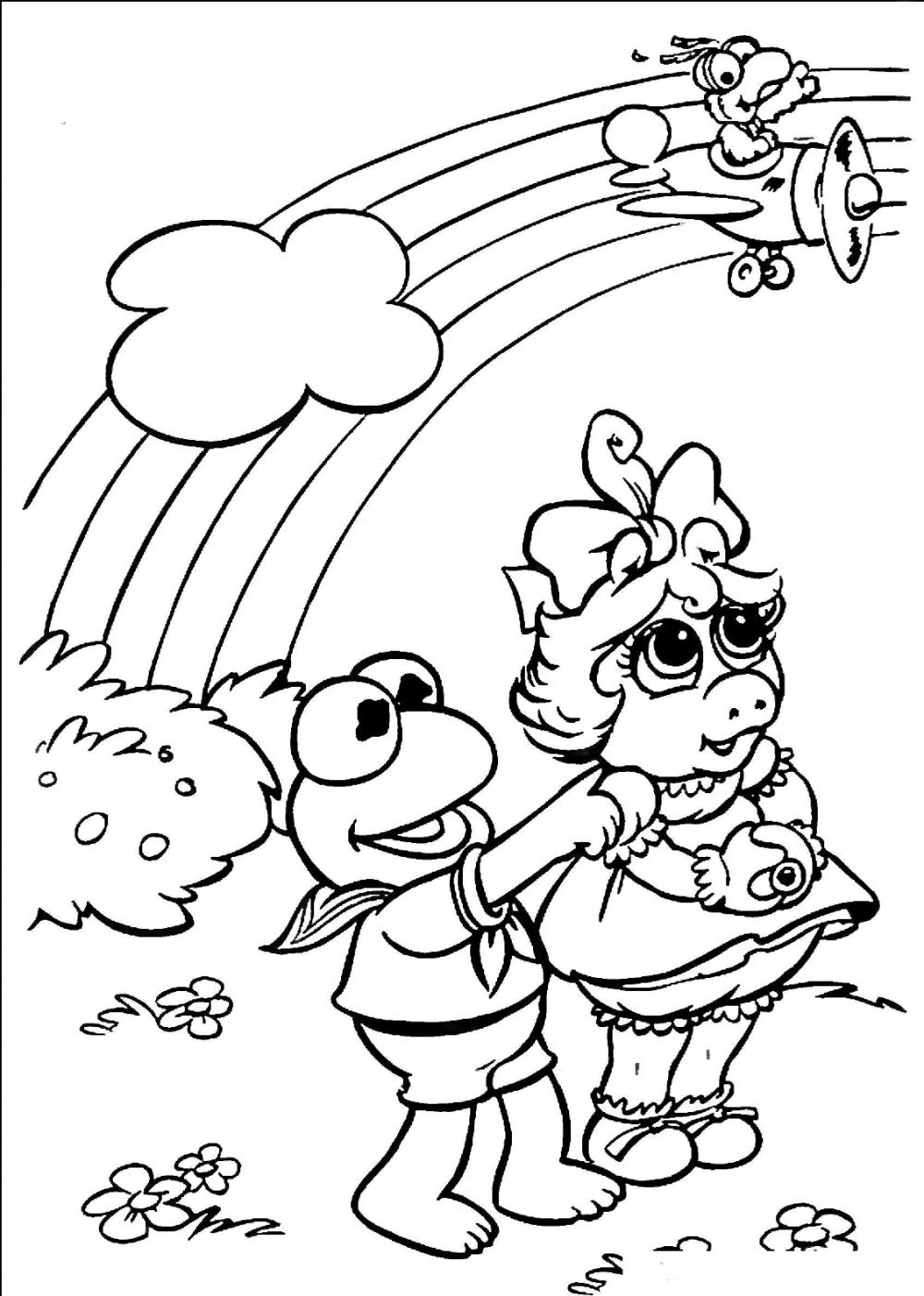 1000x1402 Free Printable Rainbow Coloring Pages For Kids