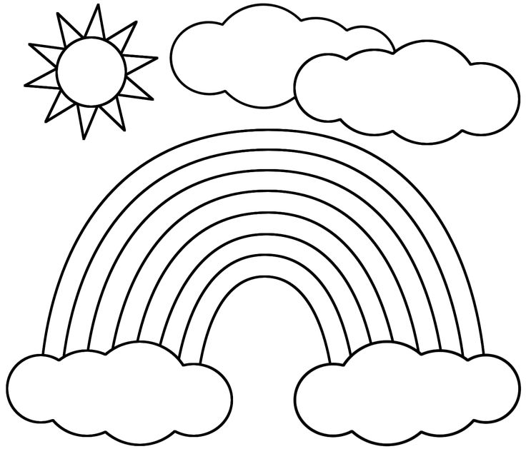 736x629 Rainbow Coloring Page Pdf Pages Bgcentrum Get Bubbles