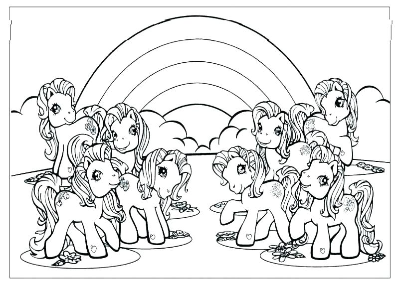 800x572 Rainbow Coloring Pages Free Printable Printable Rainbow Coloring