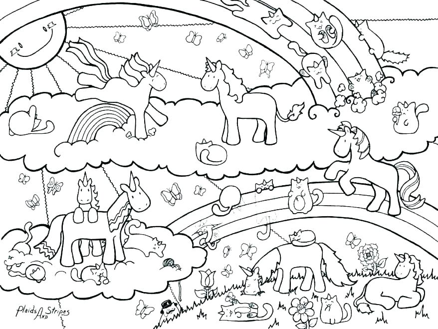 878x659 Free Printable Rainbow Coloring Pages Shippa.co