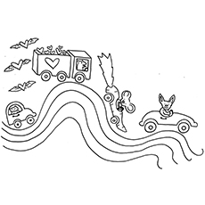 230x230 Rainbow Coloring Pages