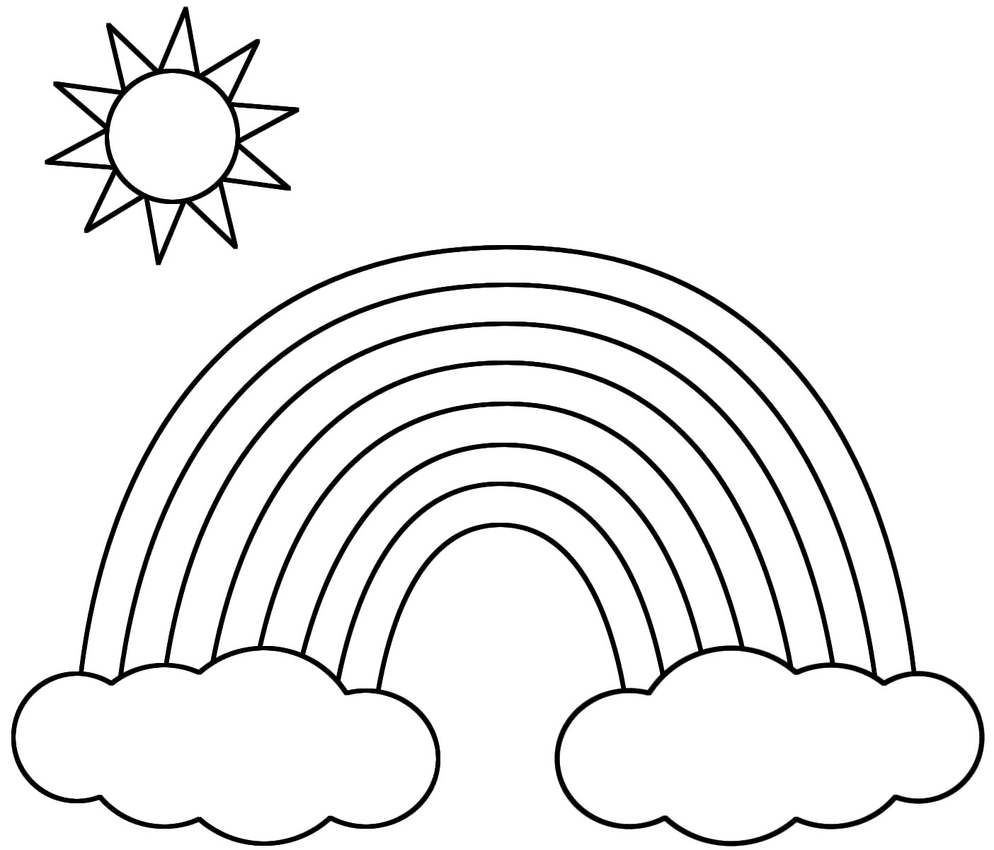 1404x1200 Rainbow Coloring Pages Printable Elegant Coloring Templates