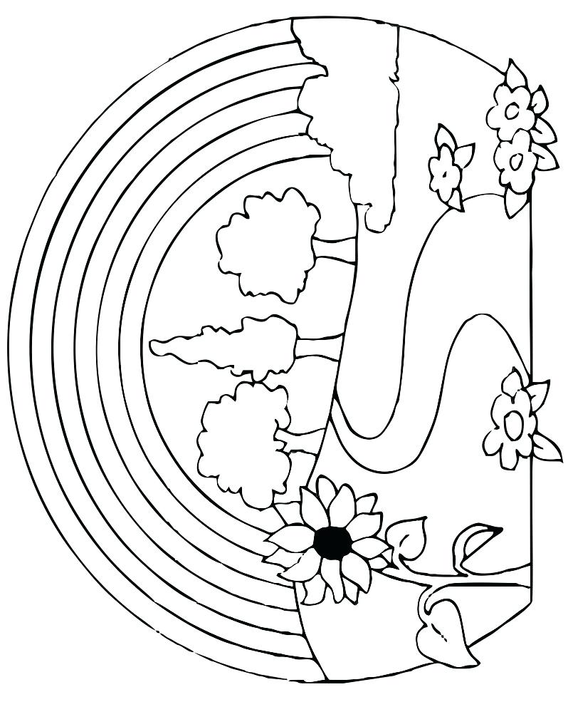 798x985 Rainbow Coloring Pages Rainbow Rainbow Fish Coloring Pages